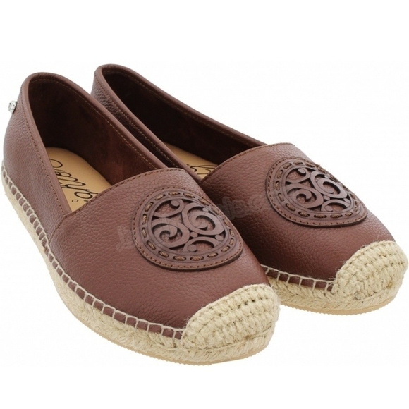 Brighton Shoes - Brighton Grove Leather Upper Espadrilles Loafers Size 9